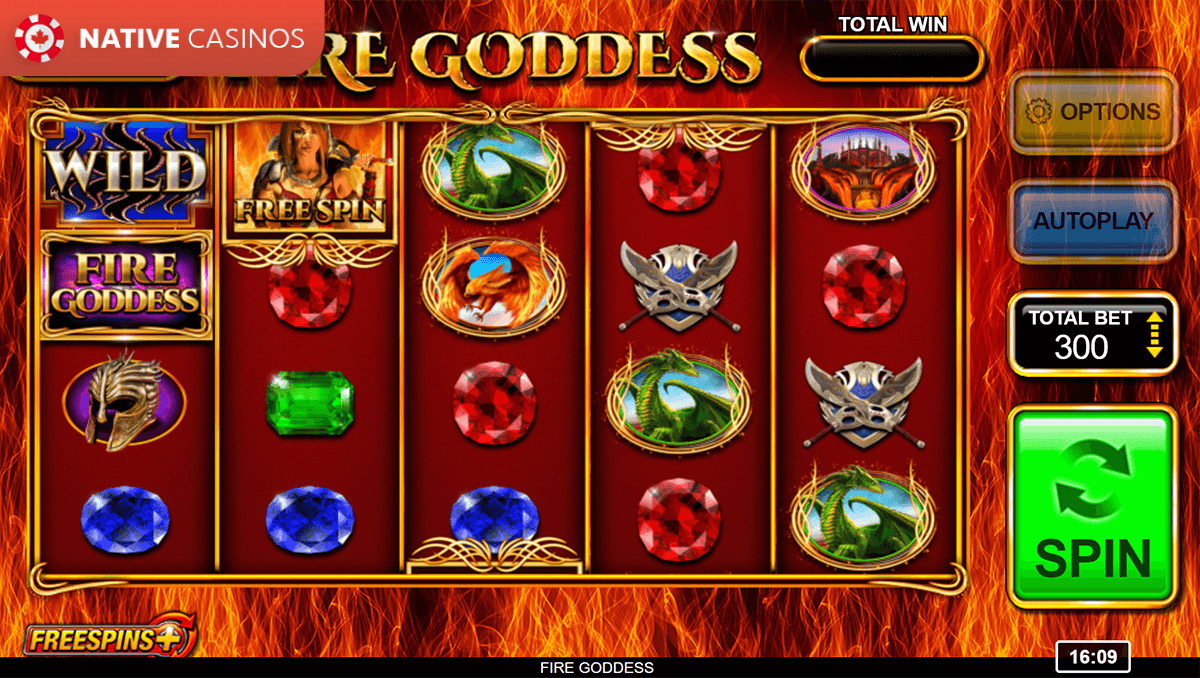 Play Fire Goddess By Inspired Gaming