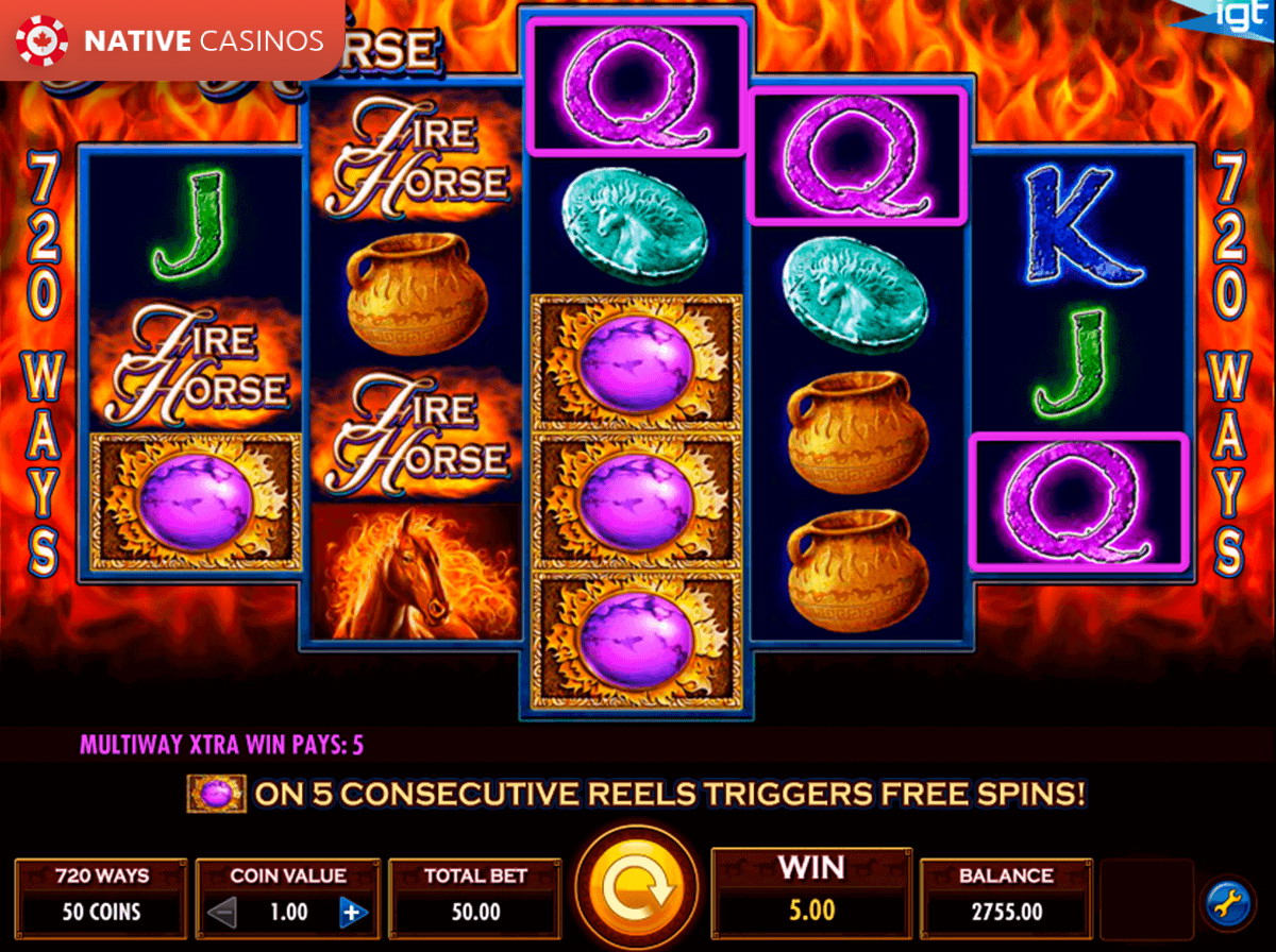 Play Fire Horse By IGT