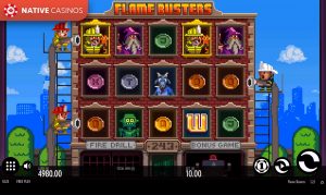 Flame Busters Slot Review Online by Thunderkick For Free