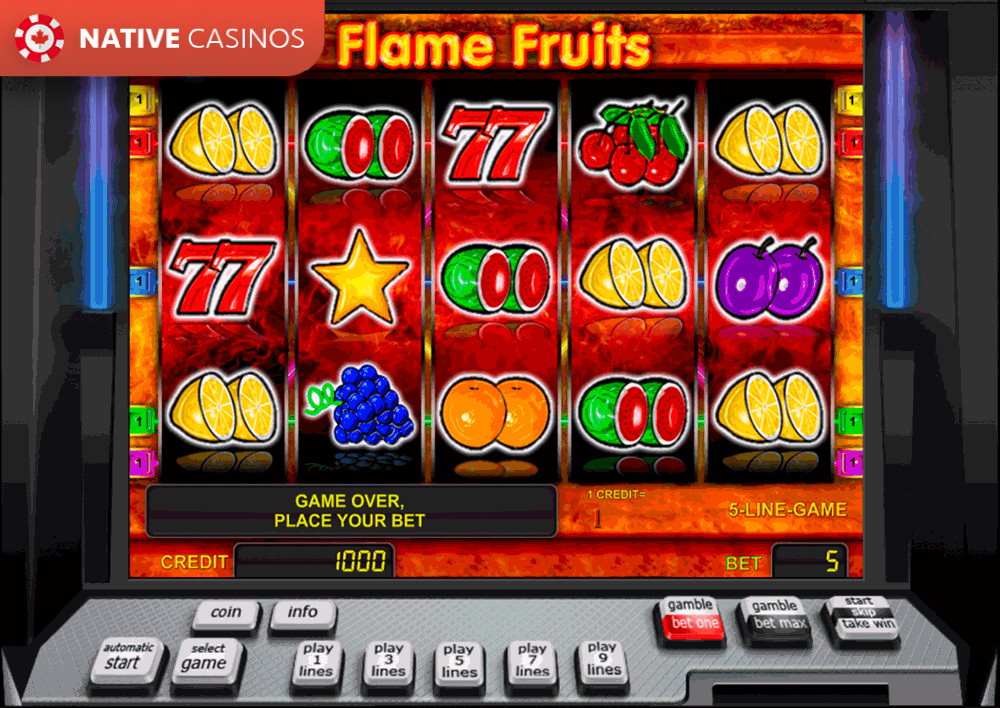 Play Flame Fruits By Novomatic Info