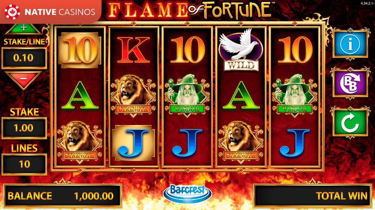 Play Flame of Fortune By Barcrest Info
