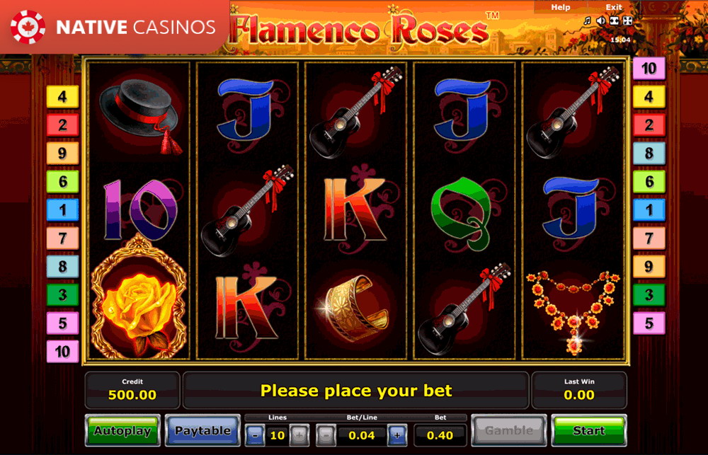Play Flamenco Roses By Novomatic Info