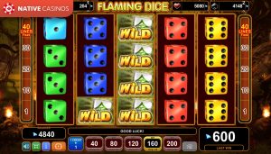 Flaming Dice By EGT