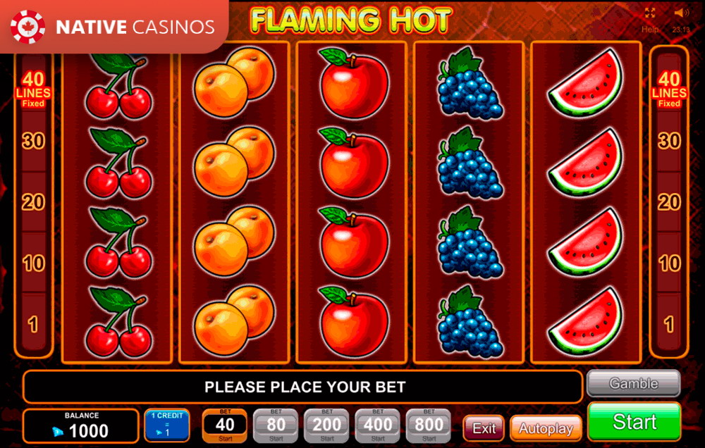 Play Flaming Hot By EGT