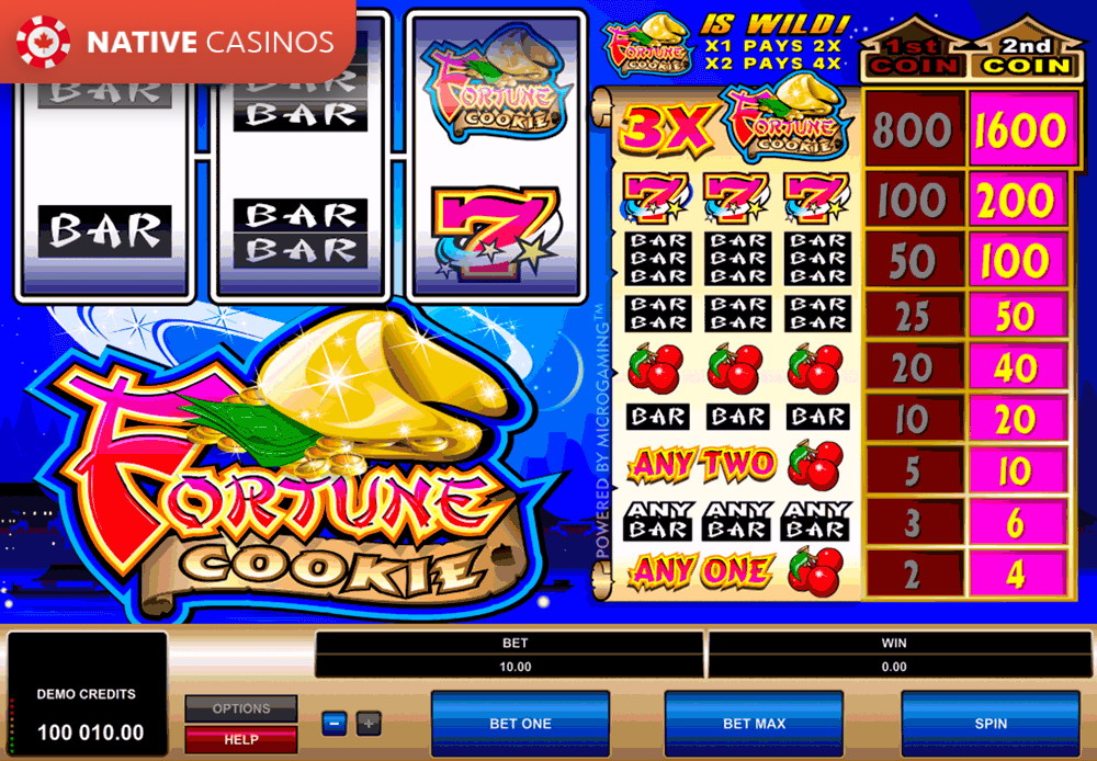 Play Fortune Cookie by Microgaming