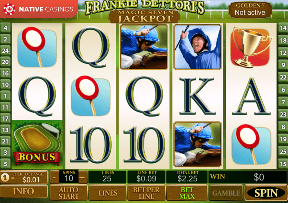 Play Frankie Dettori’s Magic 7 Jackpot By PlayTech