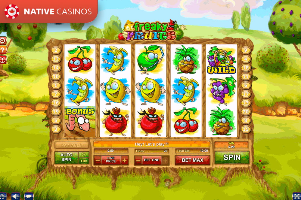 Play Freaky Fruits Slot by GamesOS