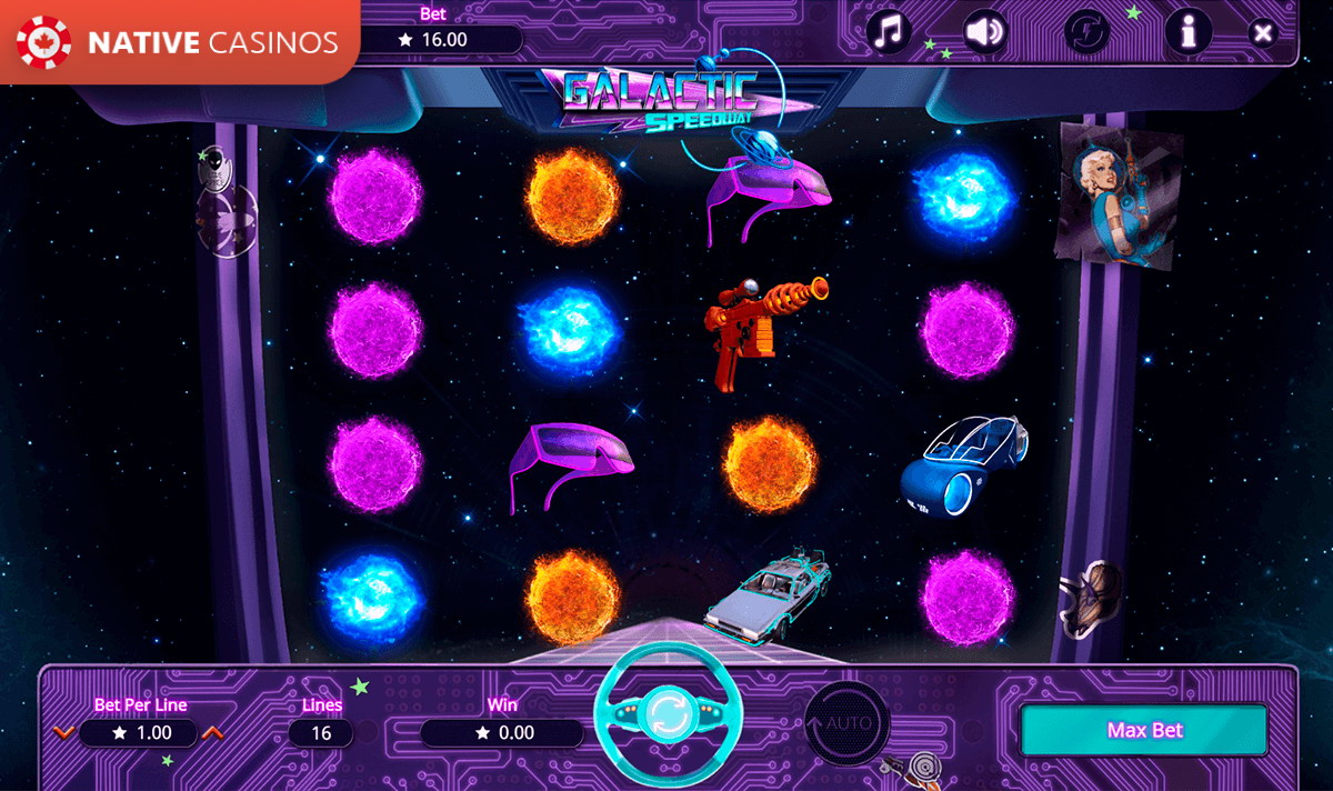 Play Galactic Speedway By Booming Games