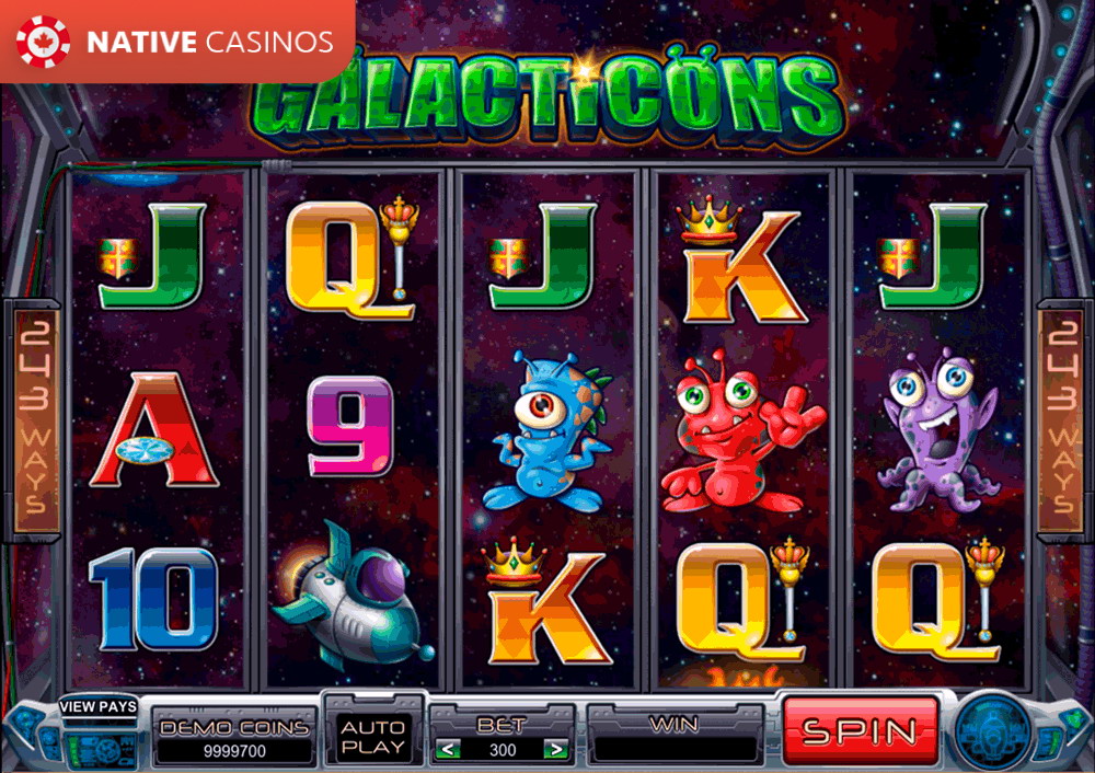 Play Galacticons by Microgaming