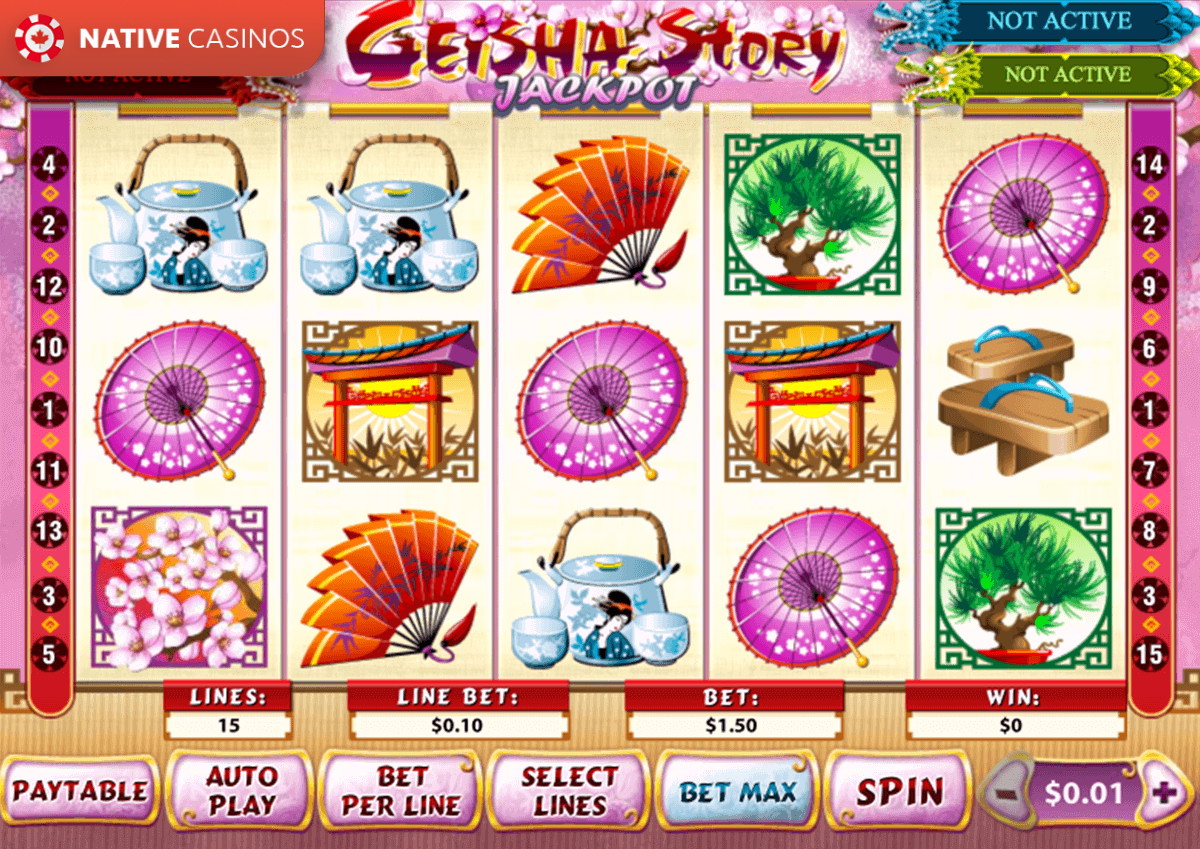 Play Geisha Story Jackpot By PlayTech