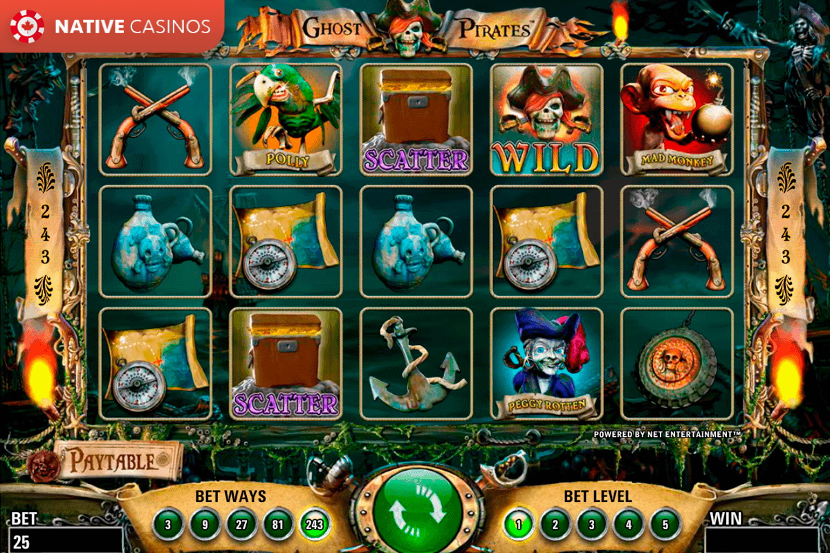 Play Ghost Pirates Slot by NetEnt For Free