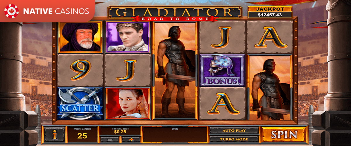 Play Gladiator Road to Rome By PlayTech
