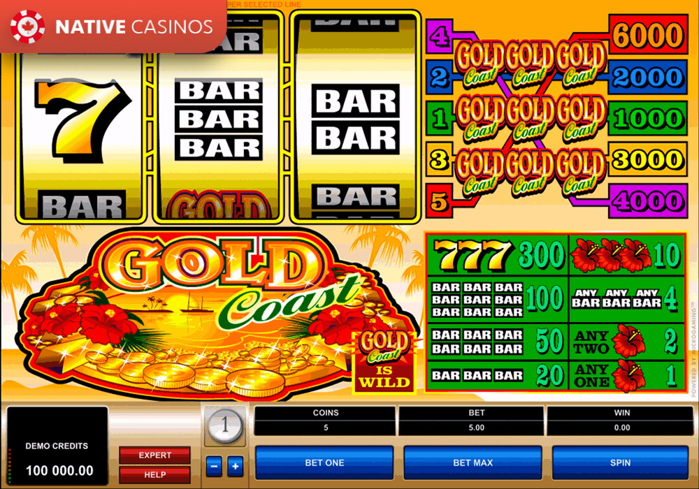 Play Gold Coast by Microgaming