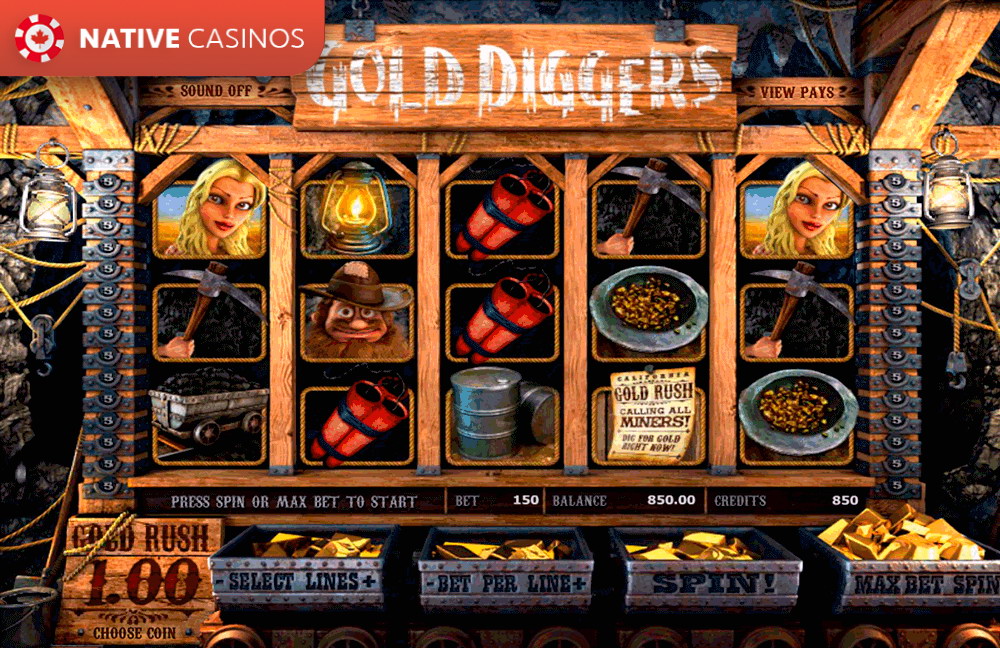 Play Gold Diggers By About BetSoft