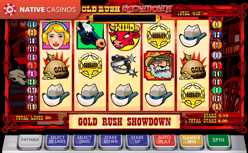 Play Gold Rush Showdown Slots by Ash Gaming For Free