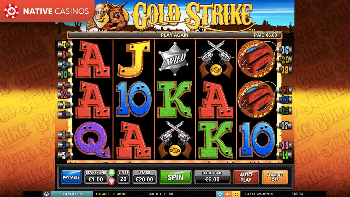 gold strike bonanza free play