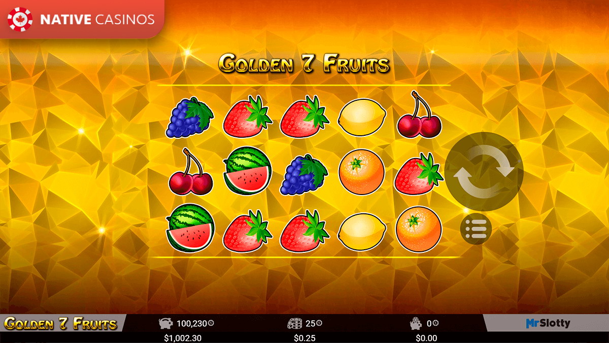 Play Golden 7 Fruits By MrSlotty