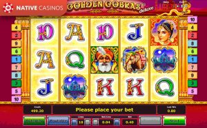 Golden Cobras Deluxe Casinos Slot by Novomatic For Free