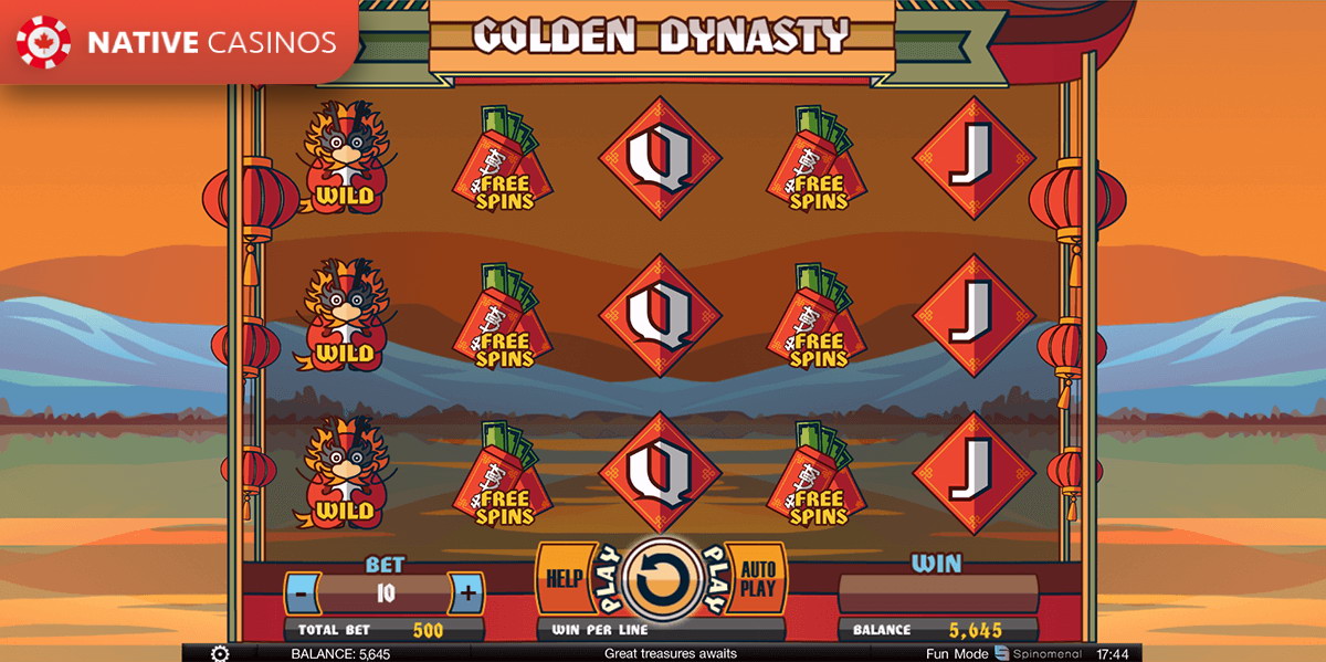 Play Golden Dynasty By Spinomenal