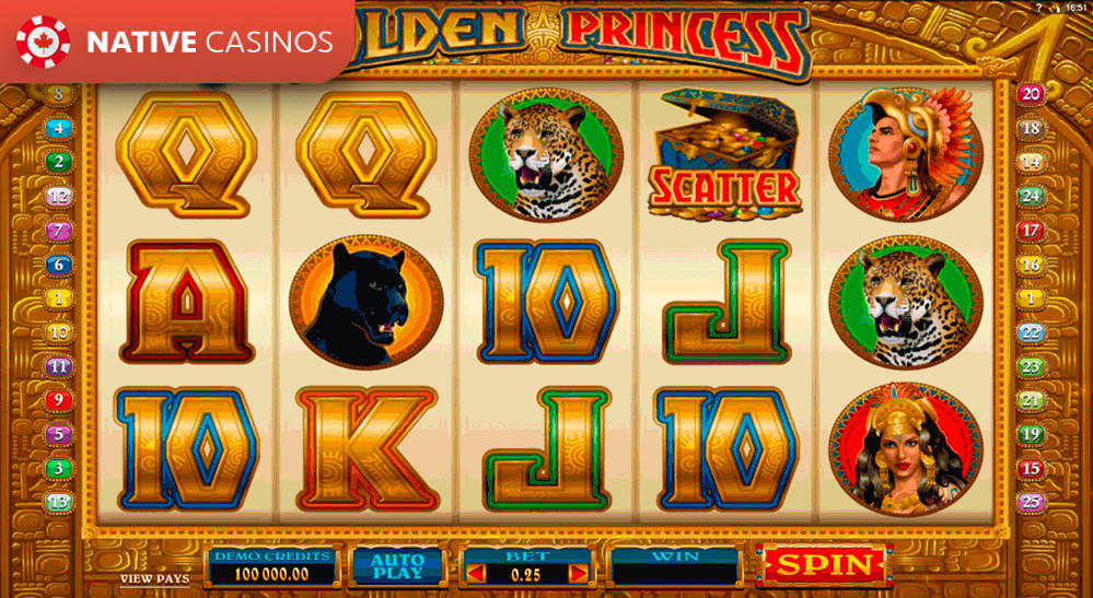 Play Golden Princess by Microgaming
