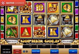Gopher Gold by Microgaming