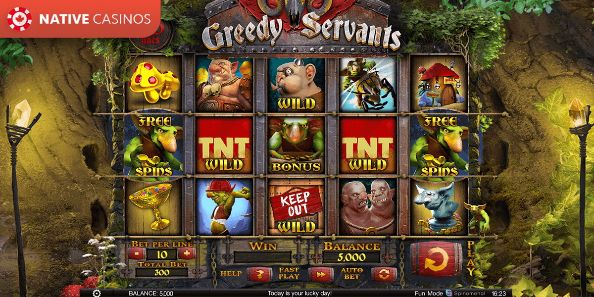 Play Greedy Servants By Spinomenal