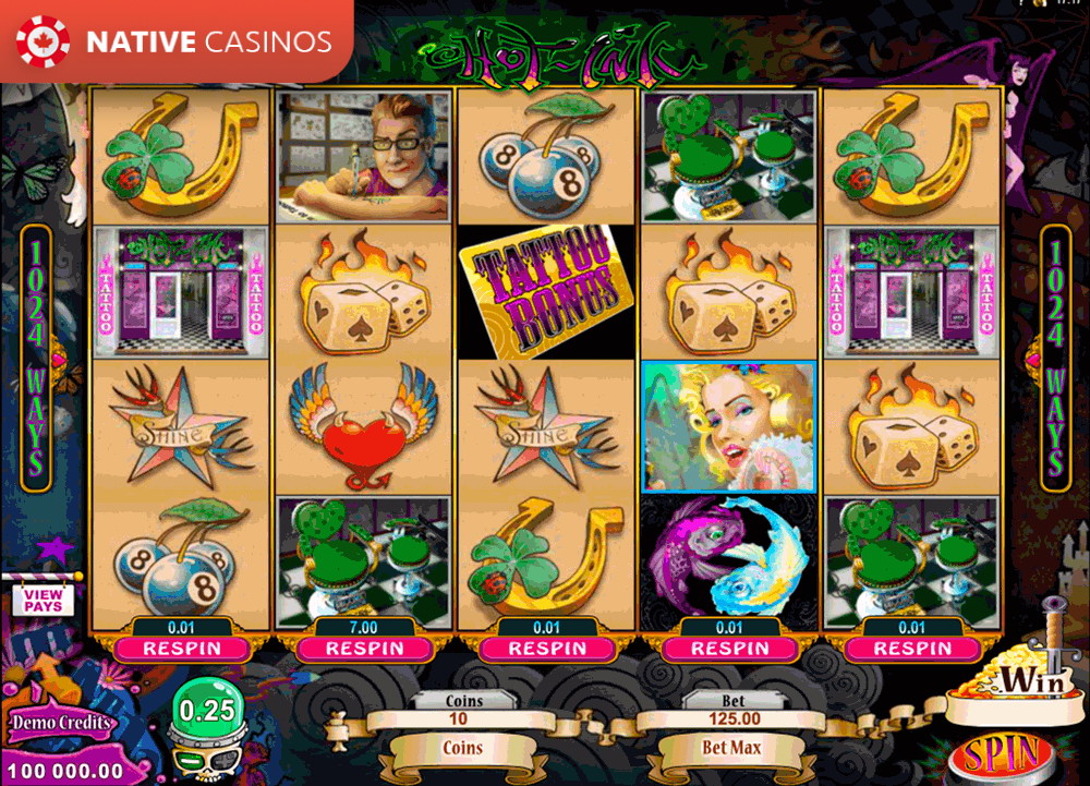 Play Hot Ink by Microgaming