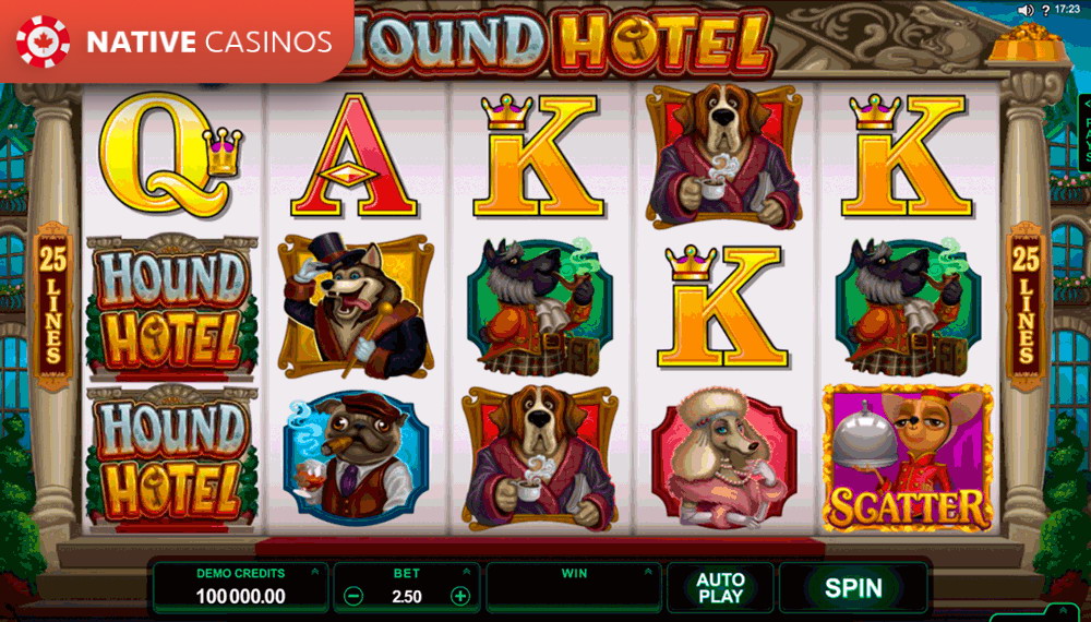 Play Hound Hotel by Microgaming