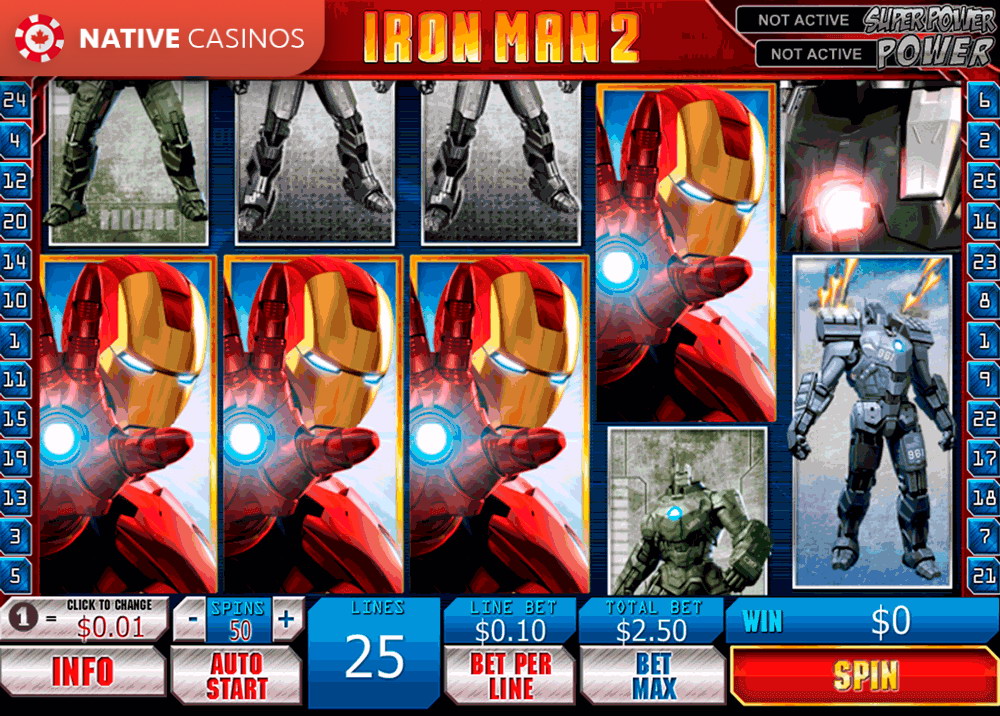 Play Iron Man 2 By PlayTech