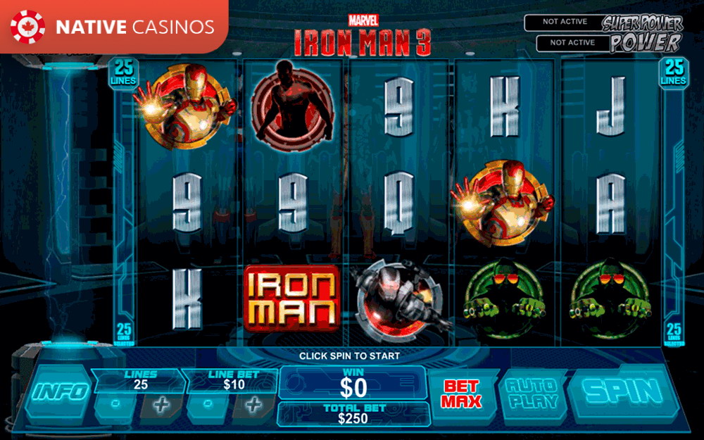 Play Iron Man 3 By PlayTech