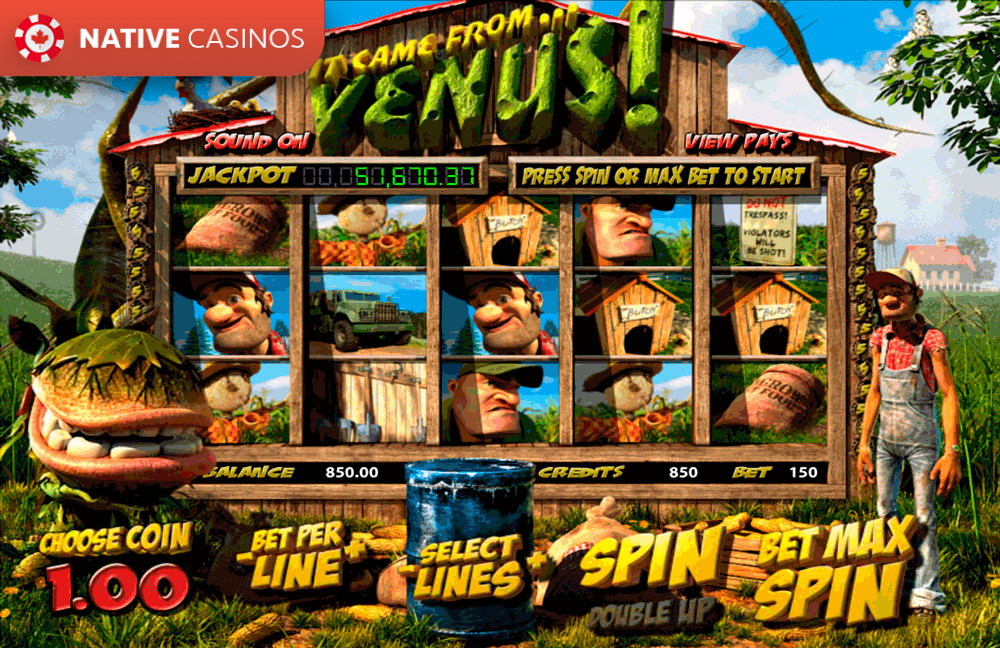 Play It Came From Venus By About BetSoft