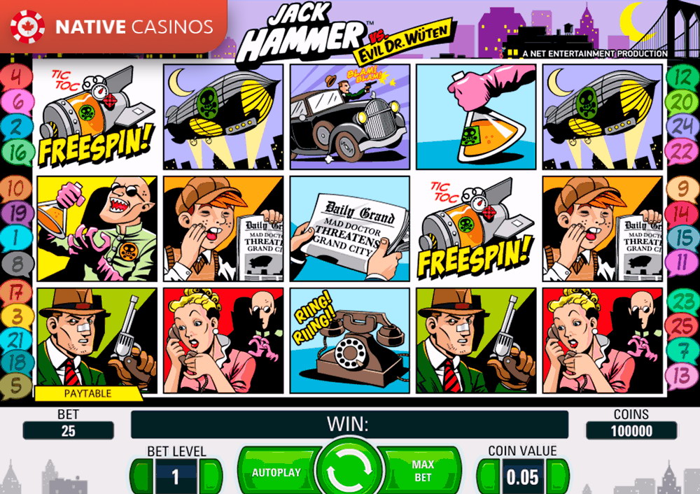 Play Jack Hammer By NetEnt