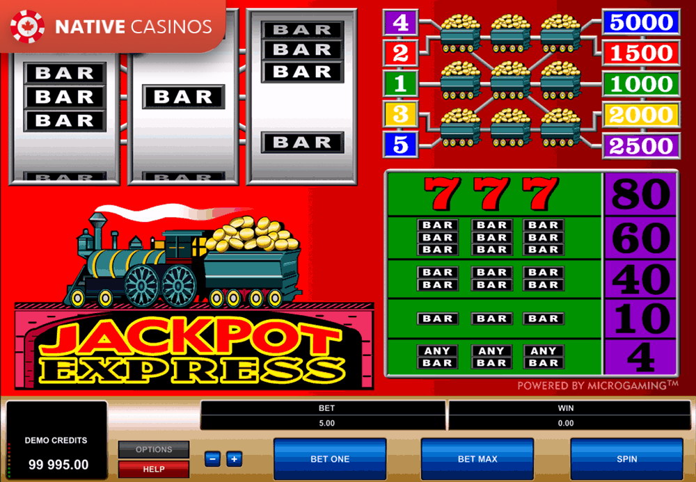 Play Jackpot Express by Microgaming