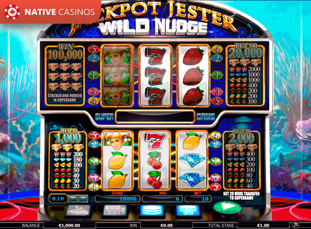 Play Jackpot Jester Wild Nudge Slot Online by NextGen Gaming