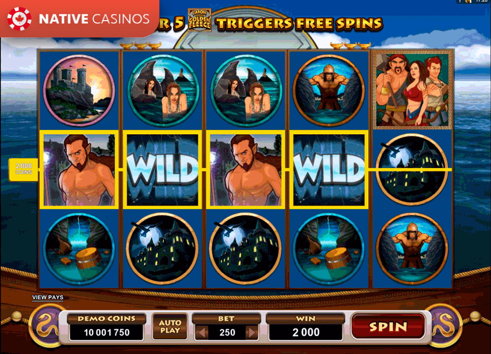 Play Jason And The Golden Fleece by Microgaming