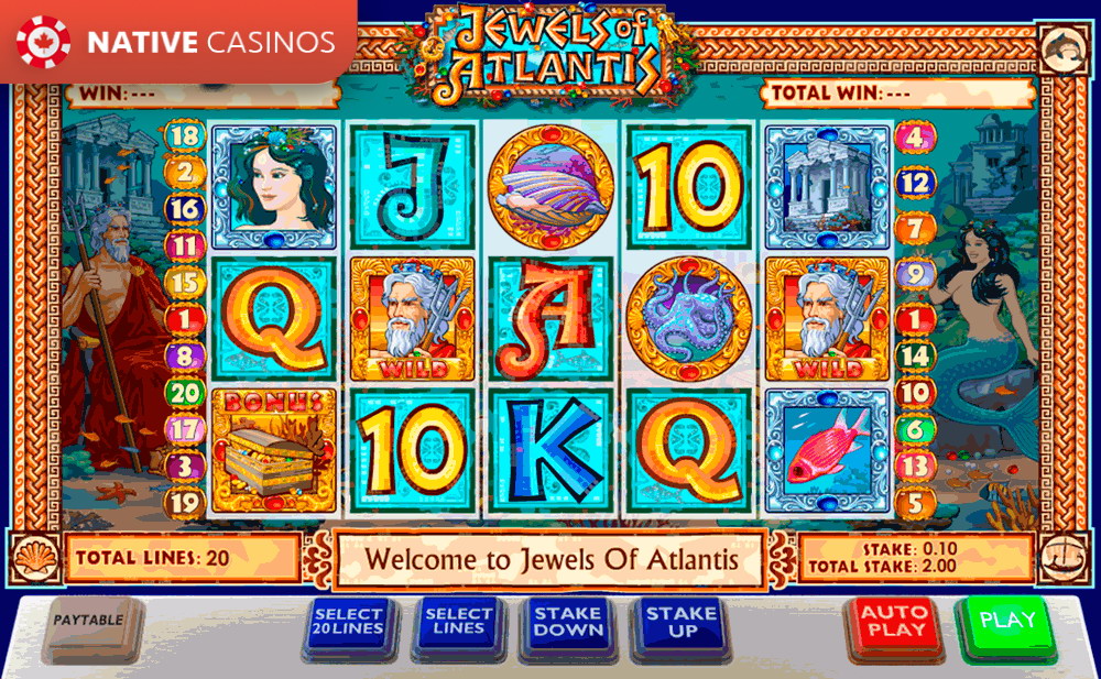 Play Jewels of Atlantis By Ash Gaming