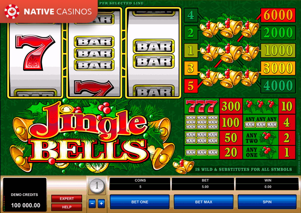 Play Jingle Bells by Microgaming
