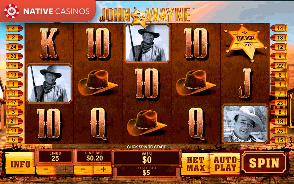 Play John Wayne Slots by PlayTech For Free