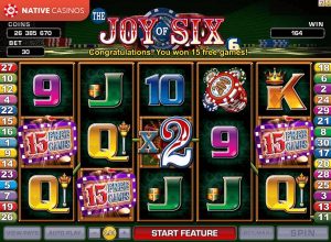 Joy Of Six by Microgaming