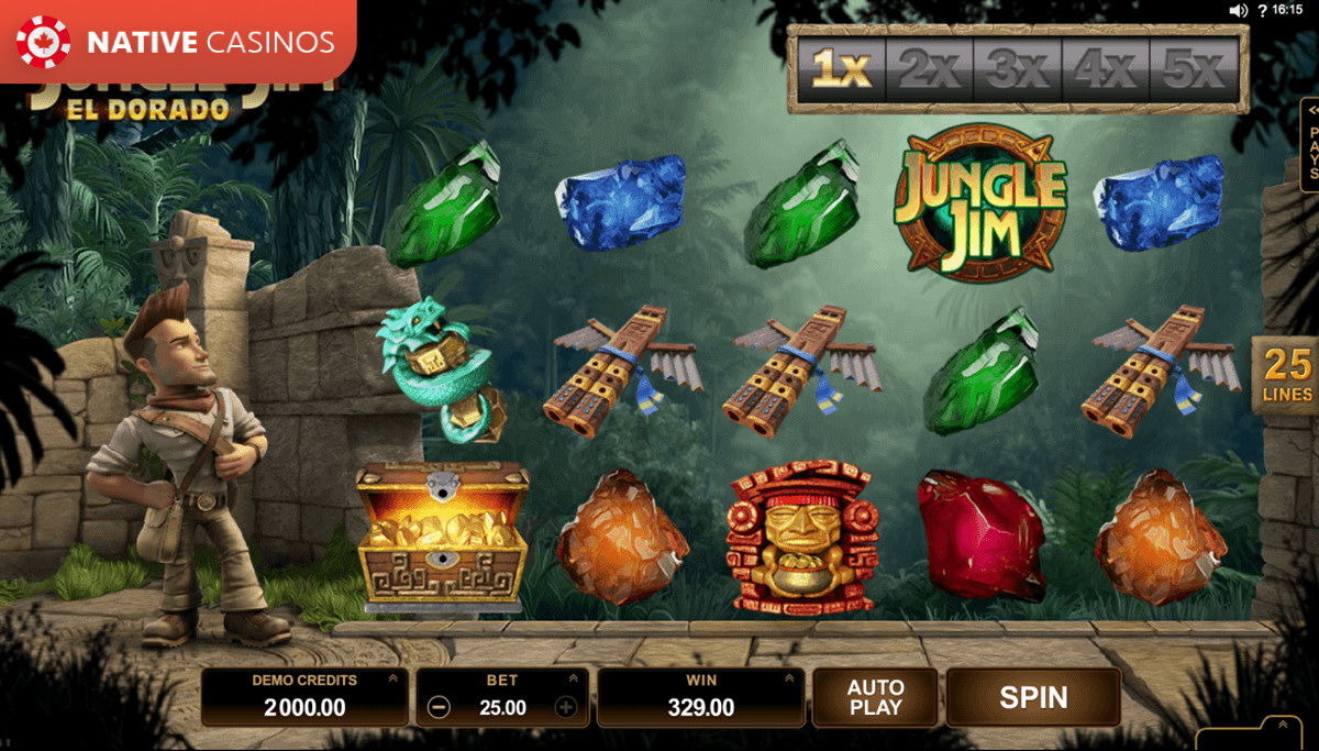 Play Jungle Jim El Dorado Slot by Microgaming For Free