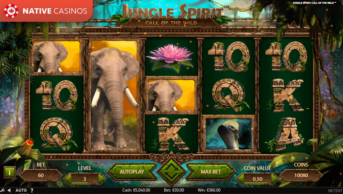 Play Jungle Spirit Call of the Wild By NetEnt