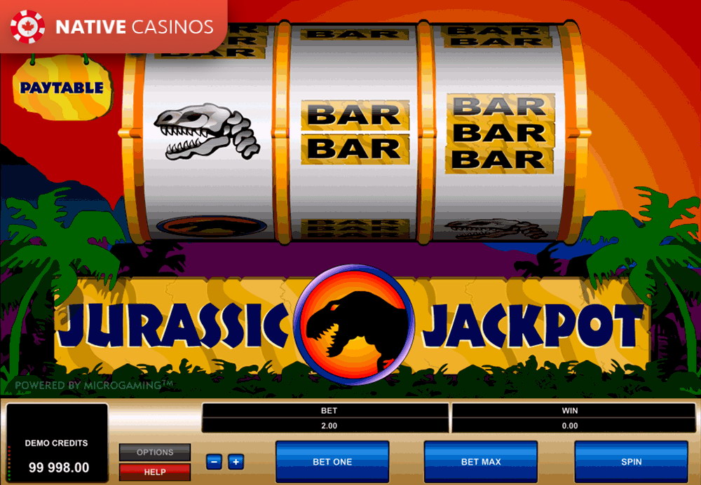 Play Jurassic Jackpot by Microgaming