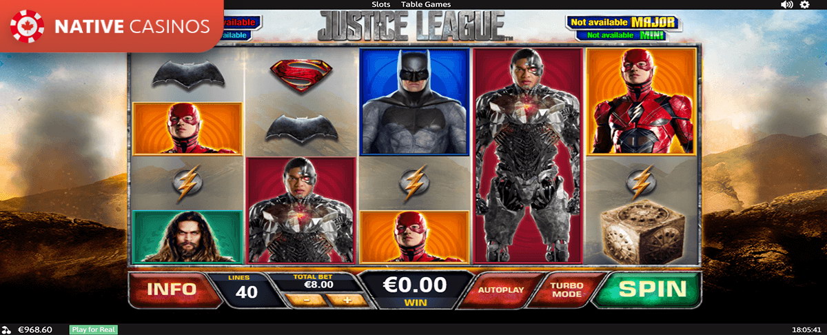 Play Justice League By PlayTech