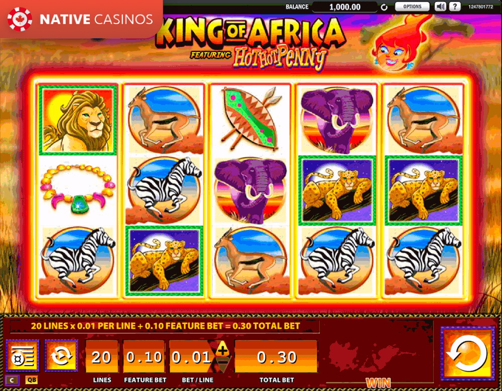 Play King of Africa By About WMS