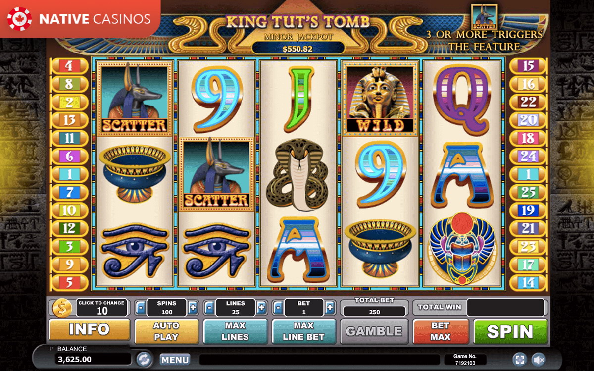 Play King Tut’s Tomb By Habanero