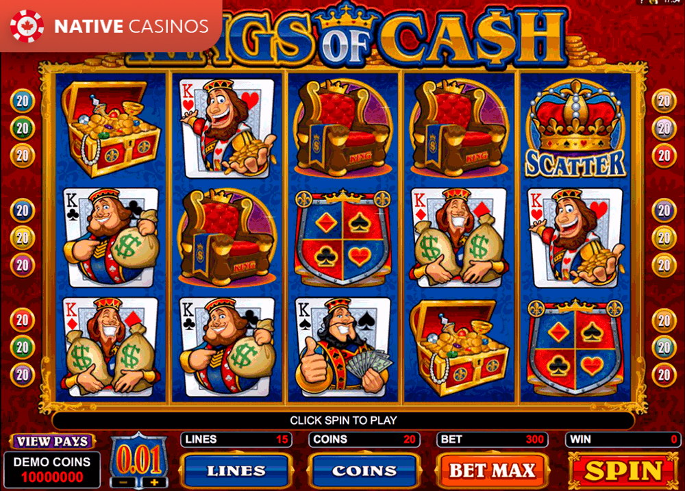 Play Kings of Cash by Microgaming