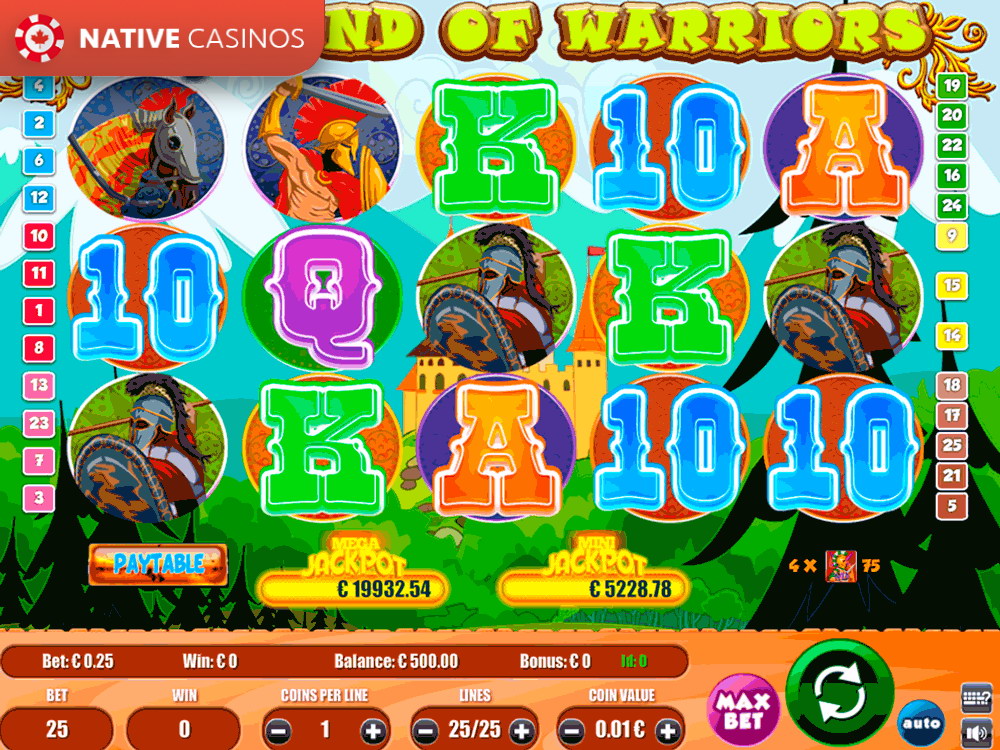 Play Land Of Warriors By Portomaso Gaming
