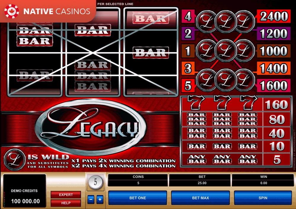 Play Legacy by Microgaming