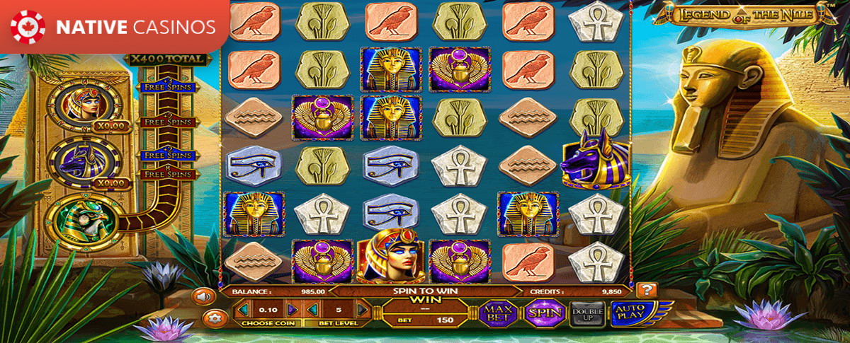 Play Legend of the Nile By About BetSoft