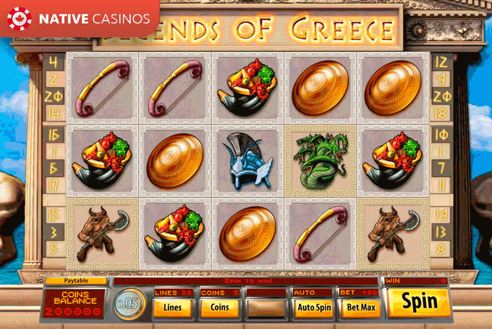 Play Legends of Greece By Saucify
